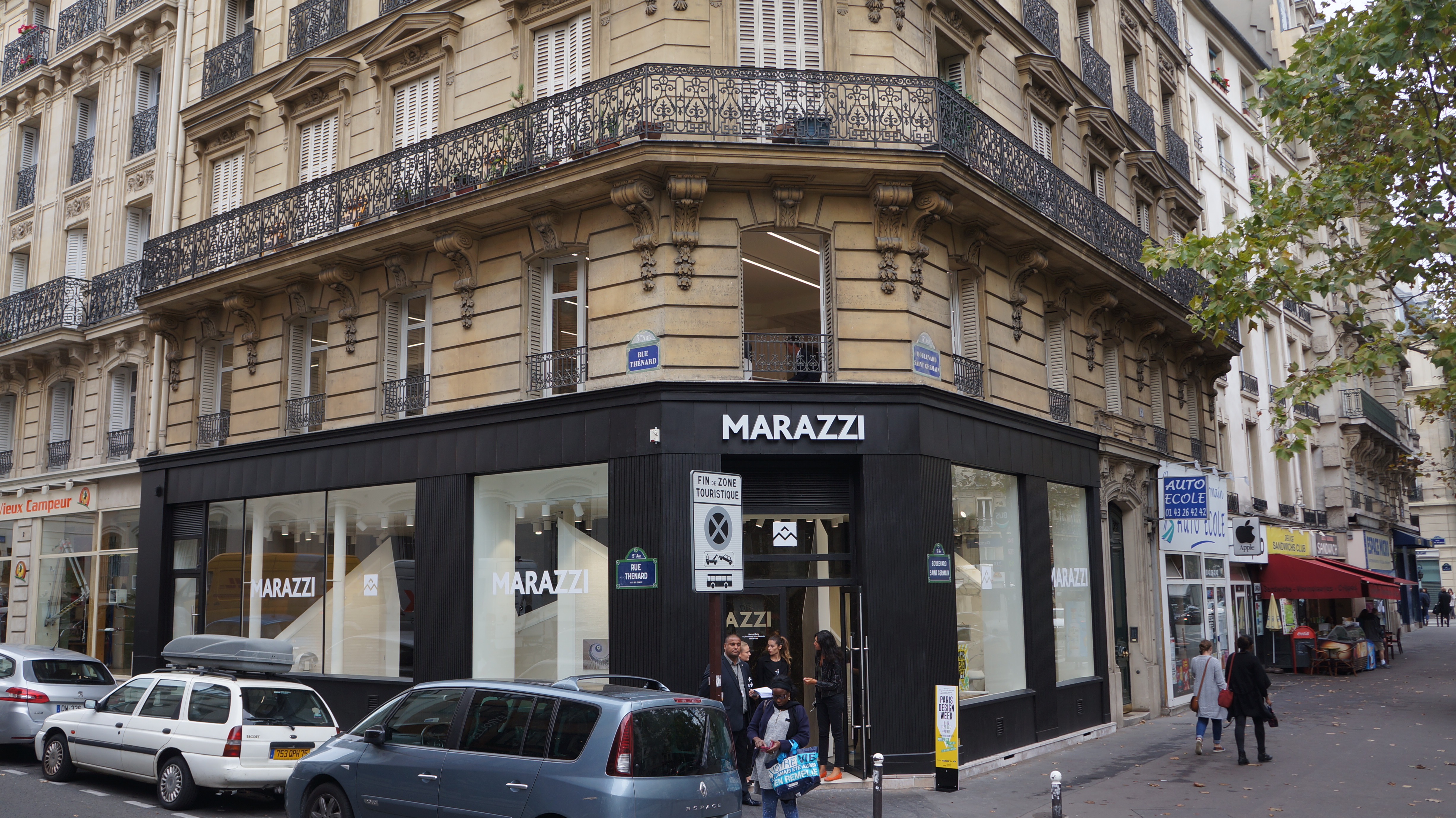 Un nouvel écrin parisien pour le carrelage italien Marazzi